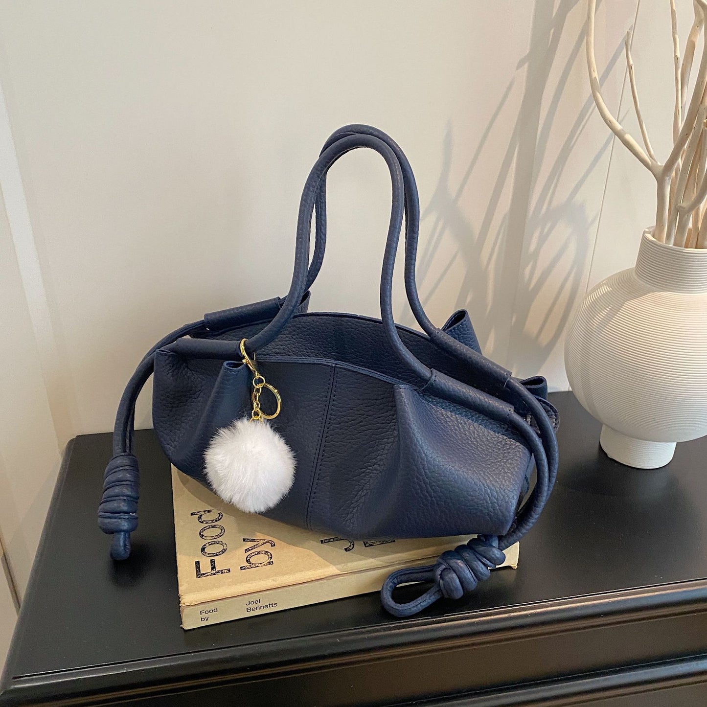 Women's Niche High Sense Soft Leather Cloud Fashion Women's Shoulder Bag