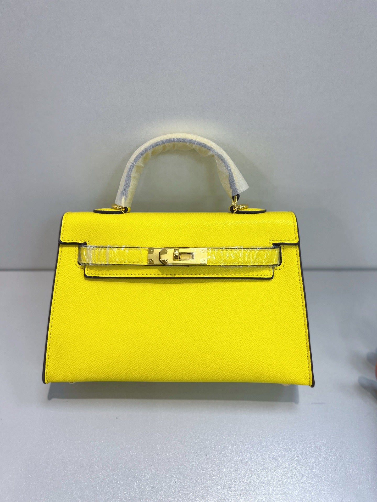 Women's Kelly Genuine Leather Palm Print High-grade Women's Handbag