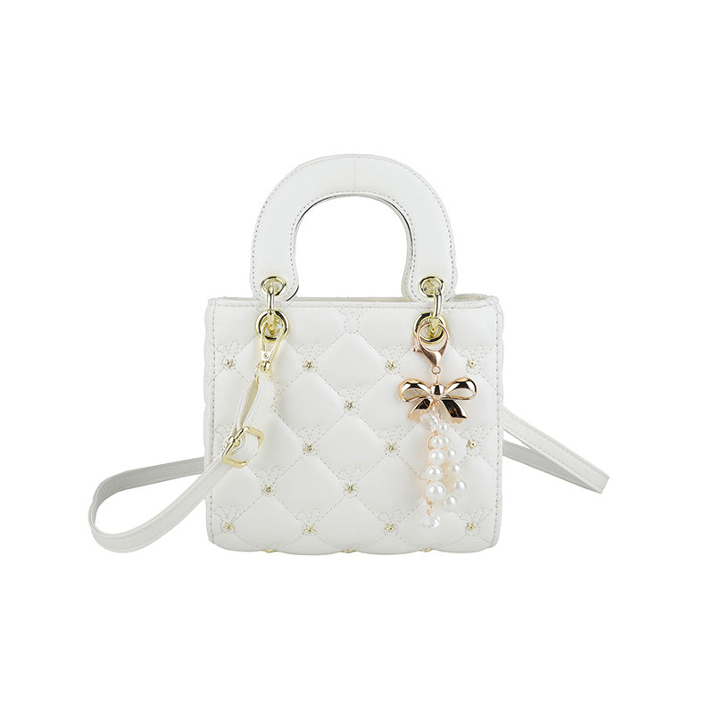 French Minority Style Summer Rhombus Embroidered Bags
