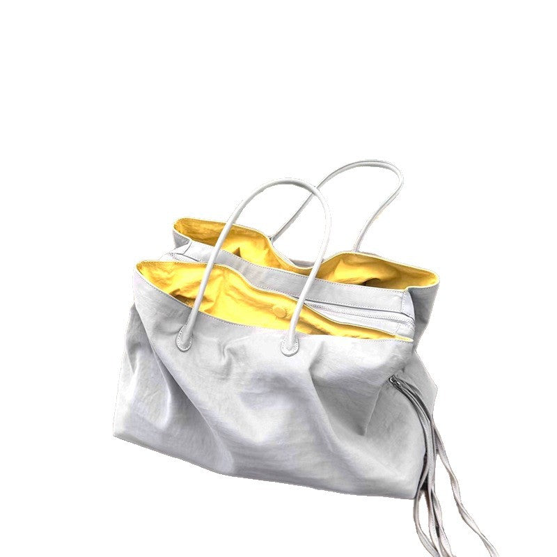 Lightweight Loose Feeling Leisure Commute Large Capacity Canvas Shoulder Bags