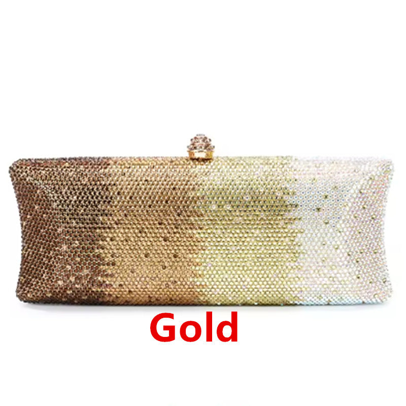 Women's Makeup Rhinestone Wedding Crystal Hot Drilling Dinner Bag