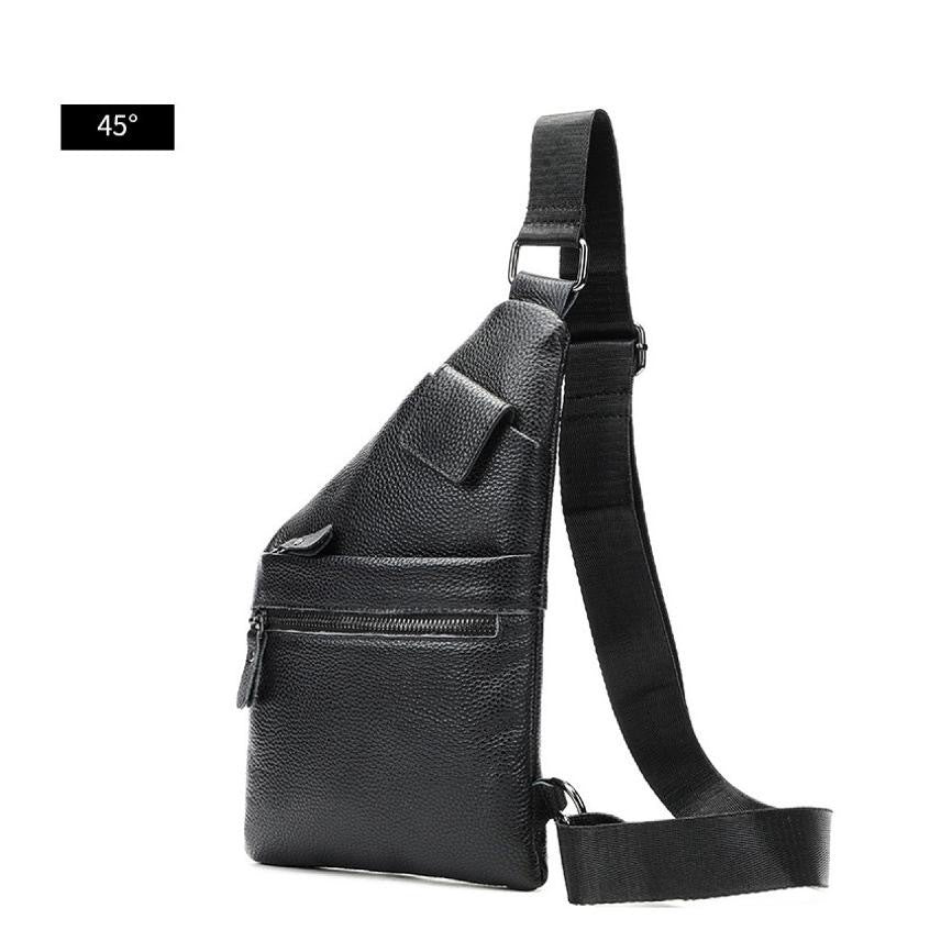 Men's Top Layer Leather High Sense Bags