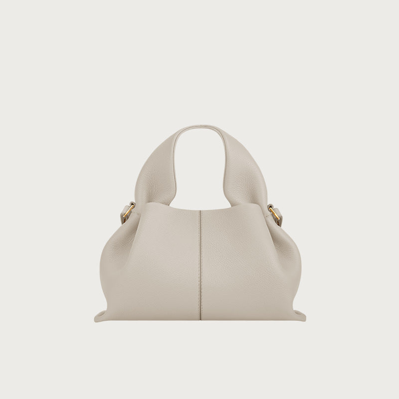 Delivery Cloud Genuine Leather Niche Dumpling Women's Shoulder Bag