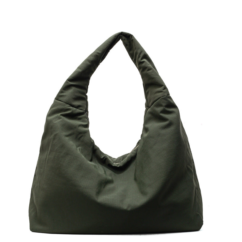 Soft Glutinous Large Capacity Nylon Cloth Tote Bag