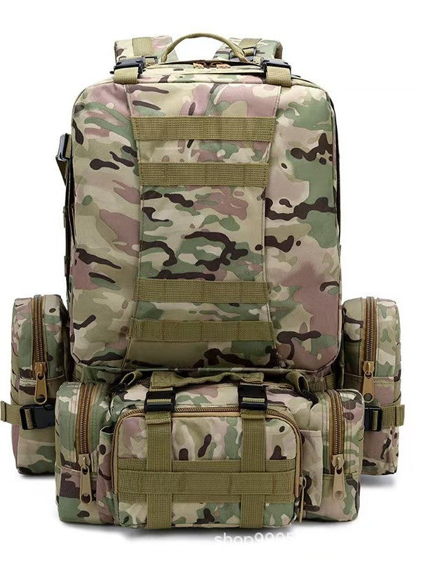New Men's Combination Camping Oxford Cloth Backpacks