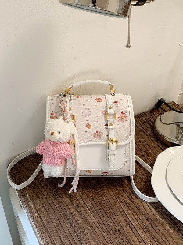 Trendy Women's Preppy Style Bear Fashion Backpacks