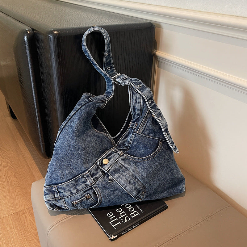 Korean Style Trendy Denim Female Fashion Women's Shoulder Bag