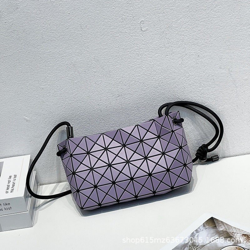 Women's Geometric Rhombus Original Lifetime Drawstring Fashion Women's Messenger Bag