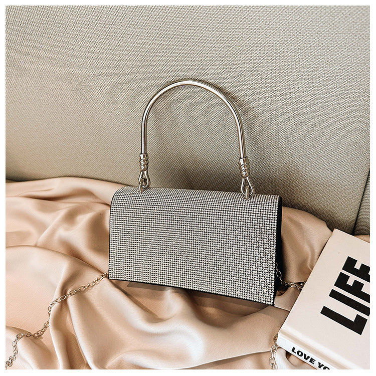 Full Diamond Shiny Birthday Wedding Banquet Dinner Bag