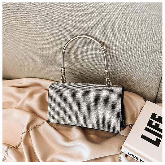 Full Diamond Shiny Birthday Wedding Banquet Dinner Bag
