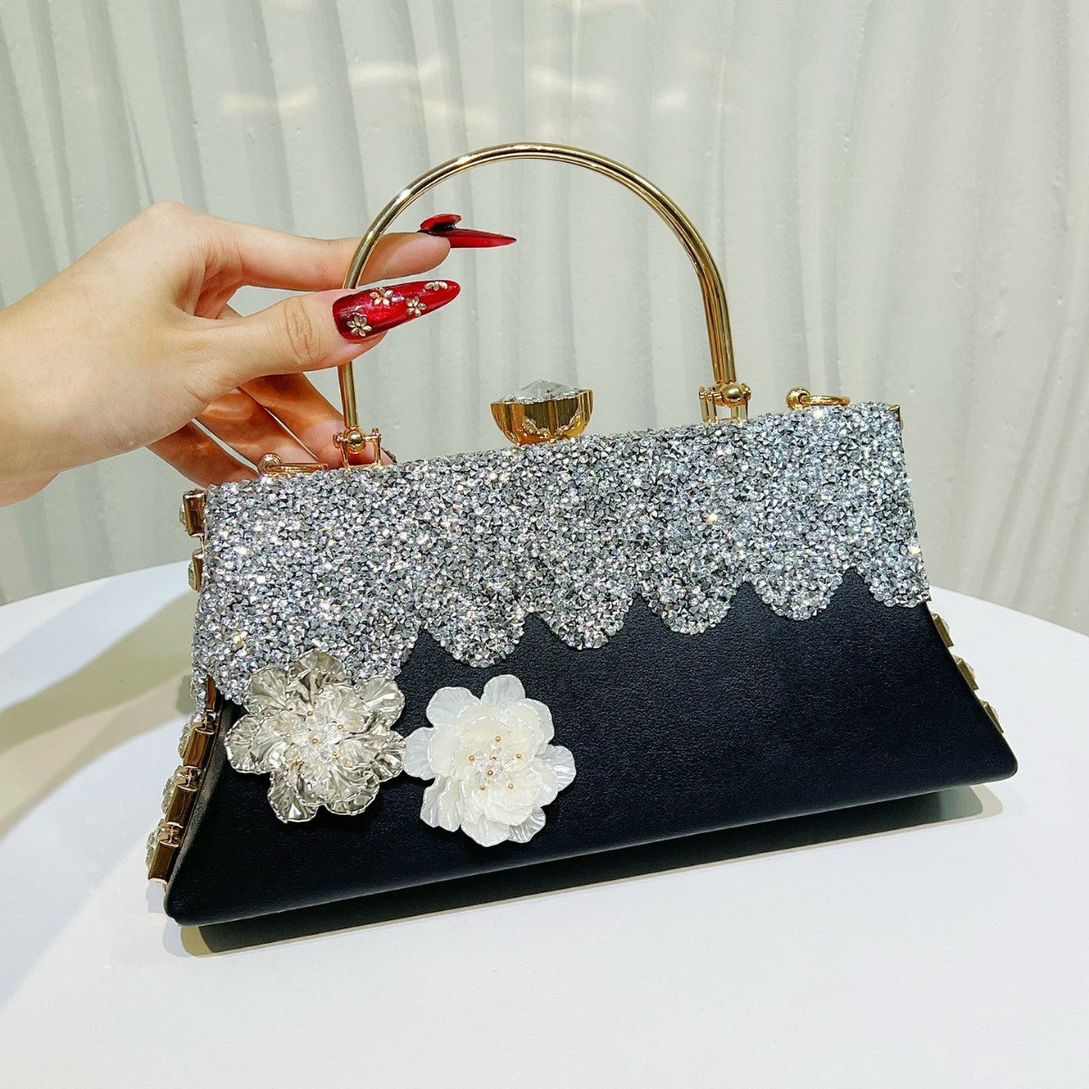 Unique Diamond Wedding Birthday Banquet Female Dinner Bag