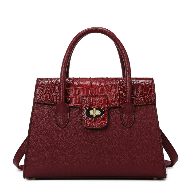 Women's Match Sets Trendy Portable Fashion Tote Bag