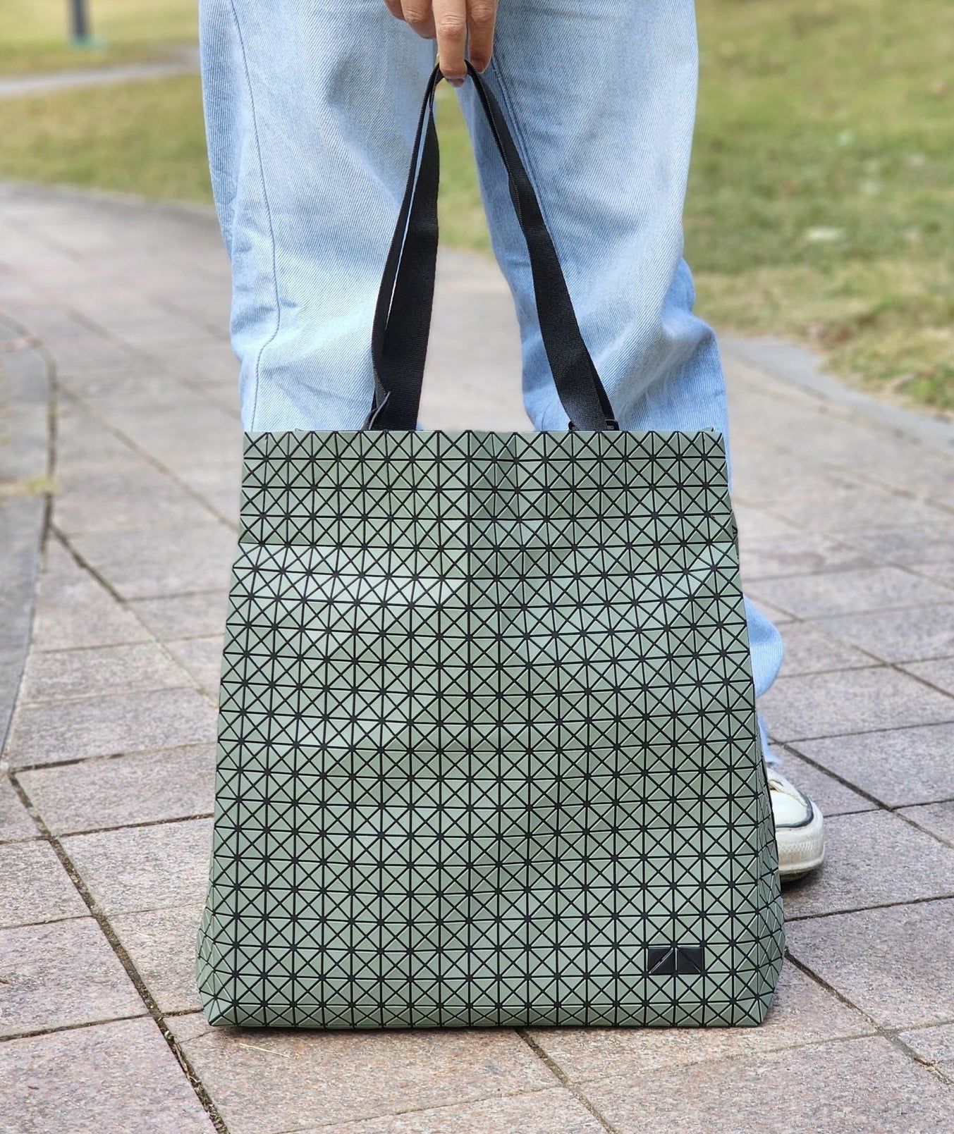 Vertical Stay At Home Rhombus Shopping Fashion Large Capacity Shoulder Bags