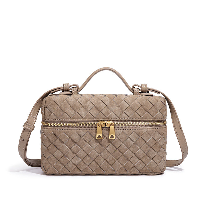 Graceful Women's Woven Lunch Box Portable Women's Handbag