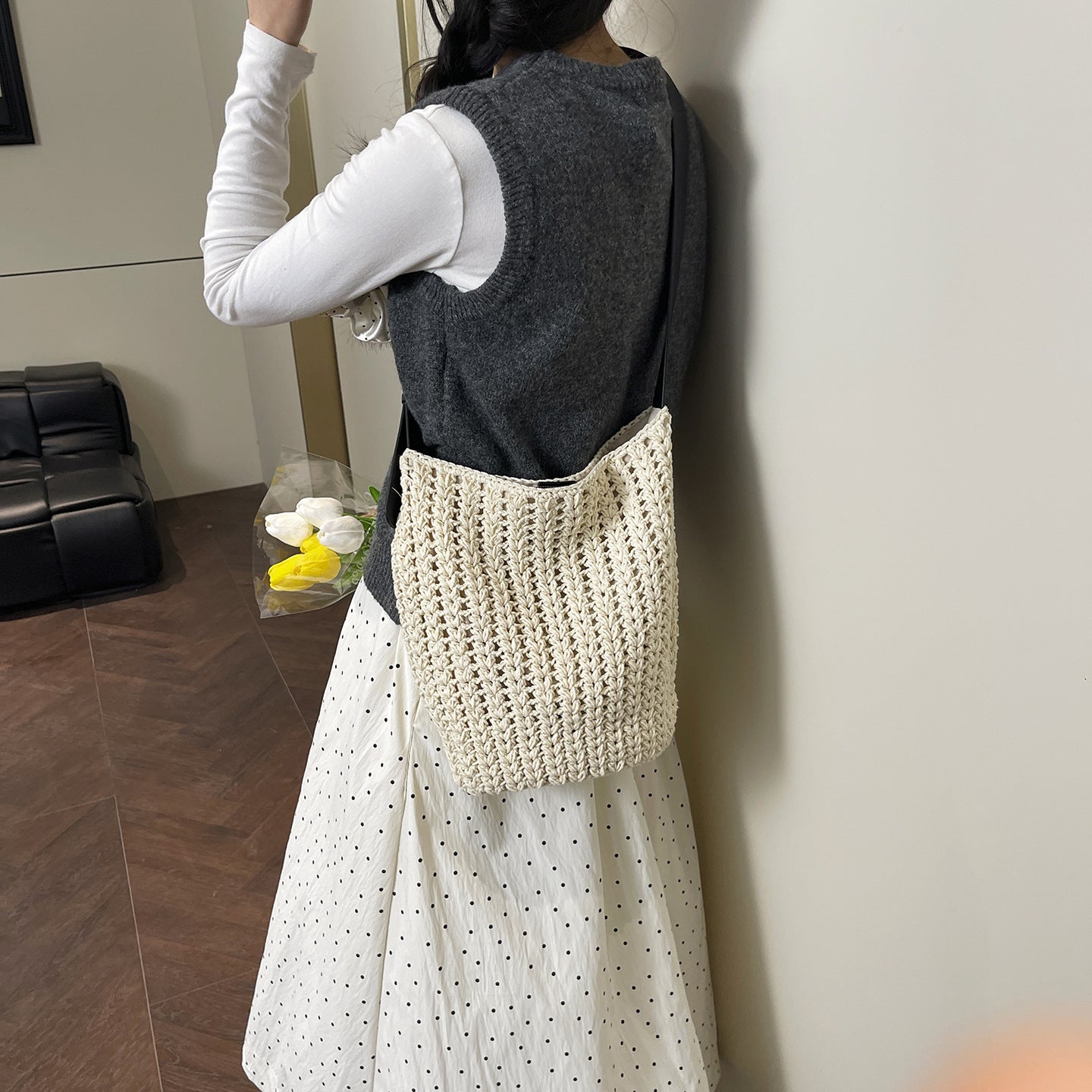 Seaside Beach Large Capacity Daily Versatile Fashion Women's Messenger Bag