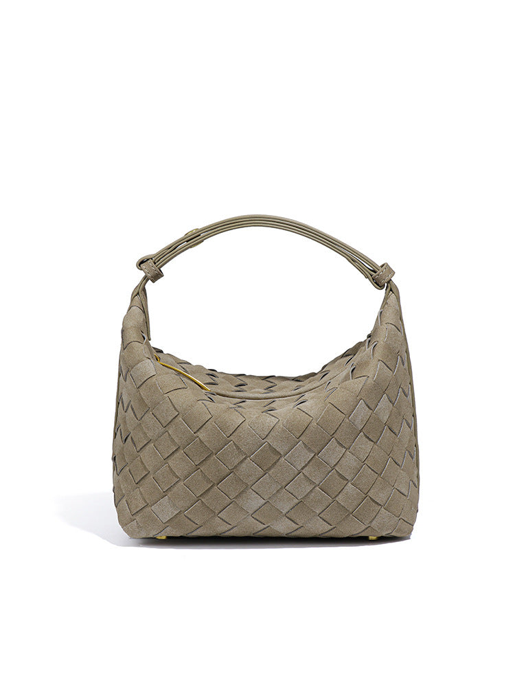 Women's Dumpling Frosted Woven Lunch Box Texture Women's Handbag