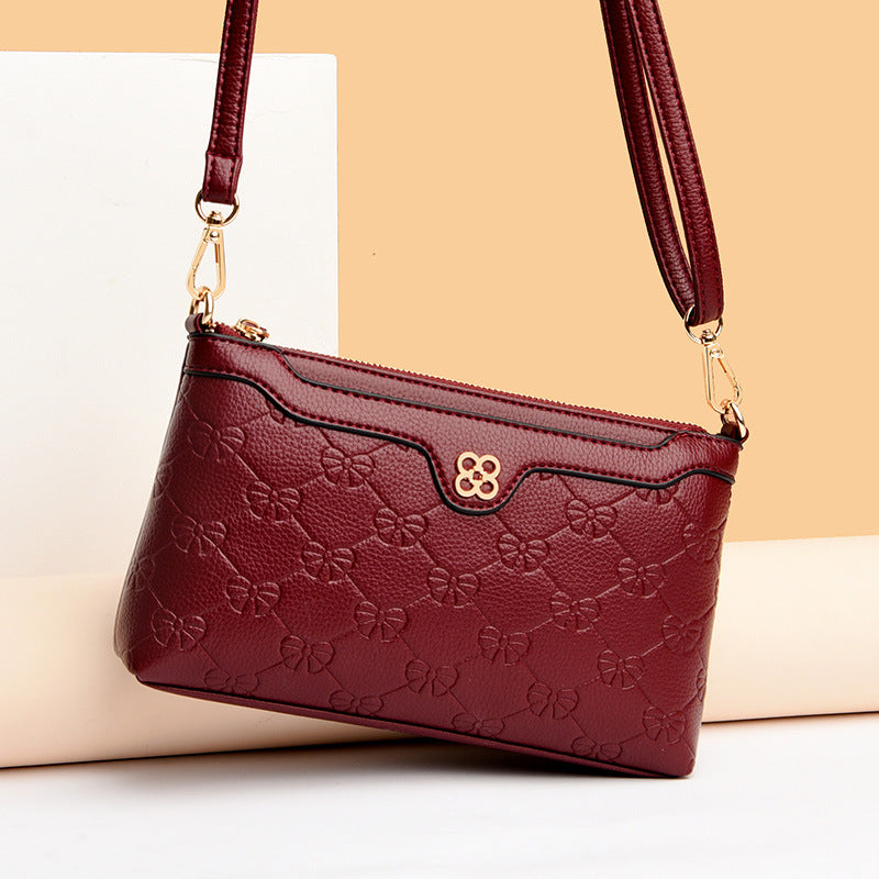 New Women's Fashion Mobile Clutch Simple Women's Messenger Bag