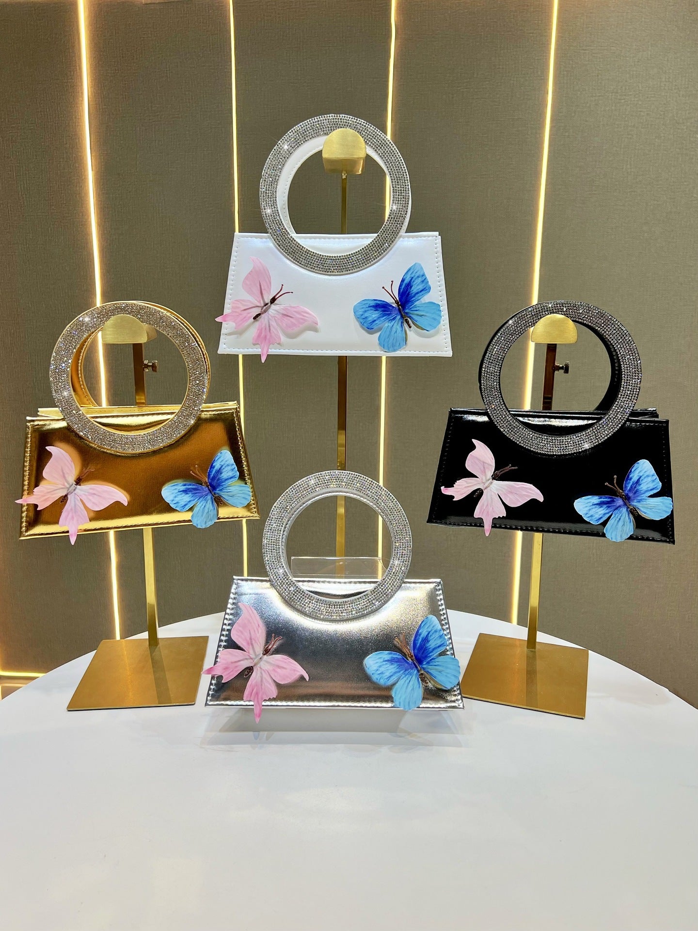 Niche Butterfly Fashionable High-grade Light Luxury Dinner Bag