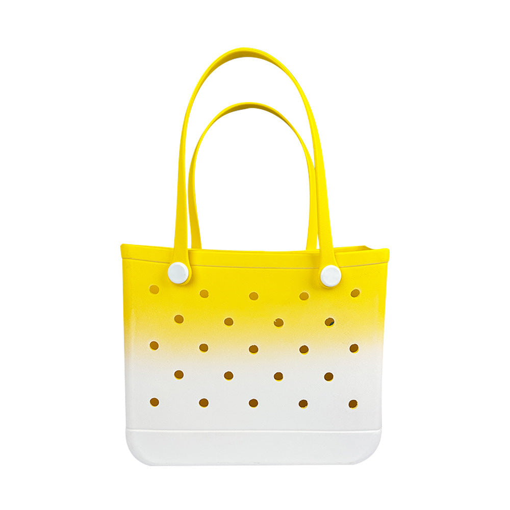 Beach Hole Christmas Halloween Element Printing Vegetable Bags