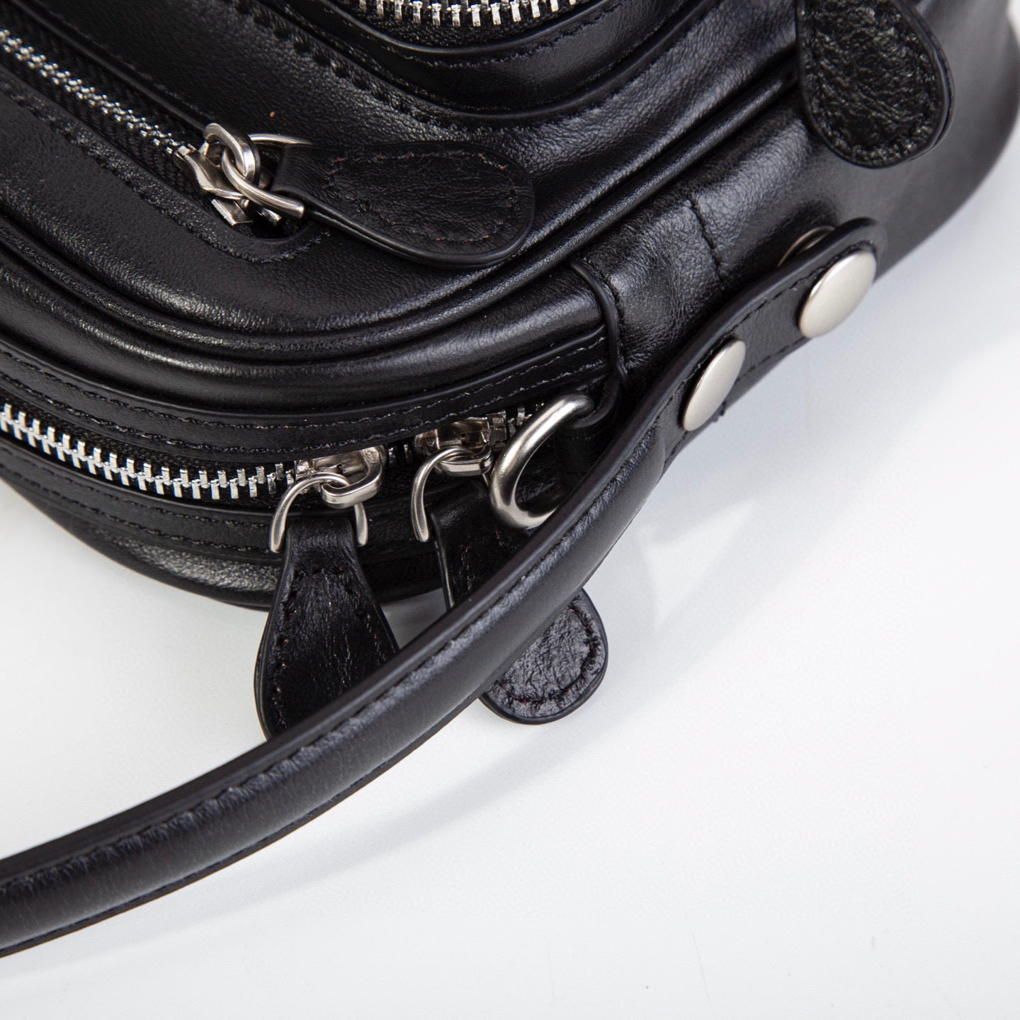 Women's Niche Cowhide Textured Oil Wax Leather Genuine Women's Handbag