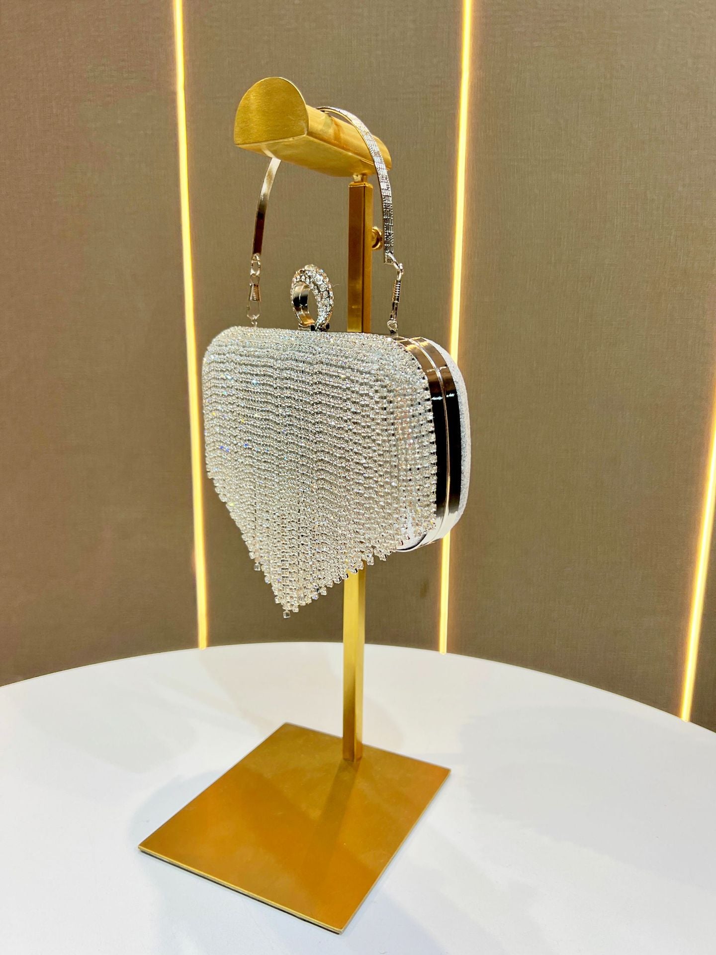 Women's Banquet Clutch Dress Diamond Tassel Bags