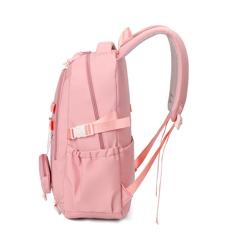 Men's Thermal Transfer Oxford Cloth Trendy Large Capacity Leisure Backpack