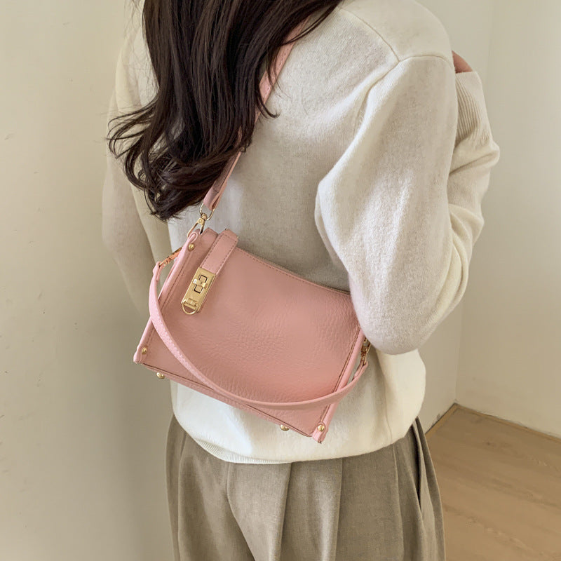Women's High-grade Hand Holding Pillow Simple Commute Large Capacity Women's Messenger Bag