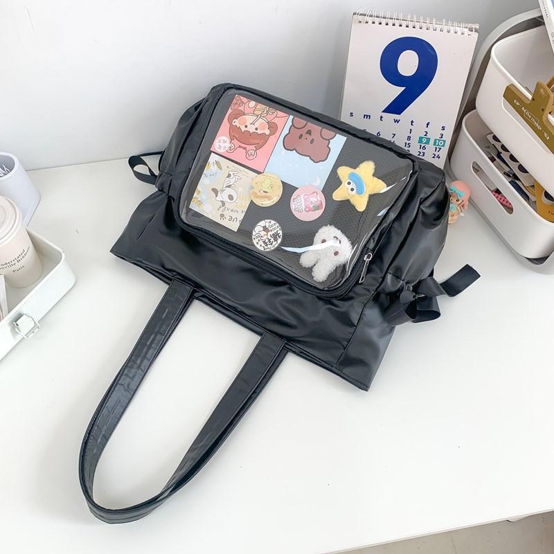 Butterfly Cartoon Double-sided Transparent Carrying Easy Matching Tote Bags