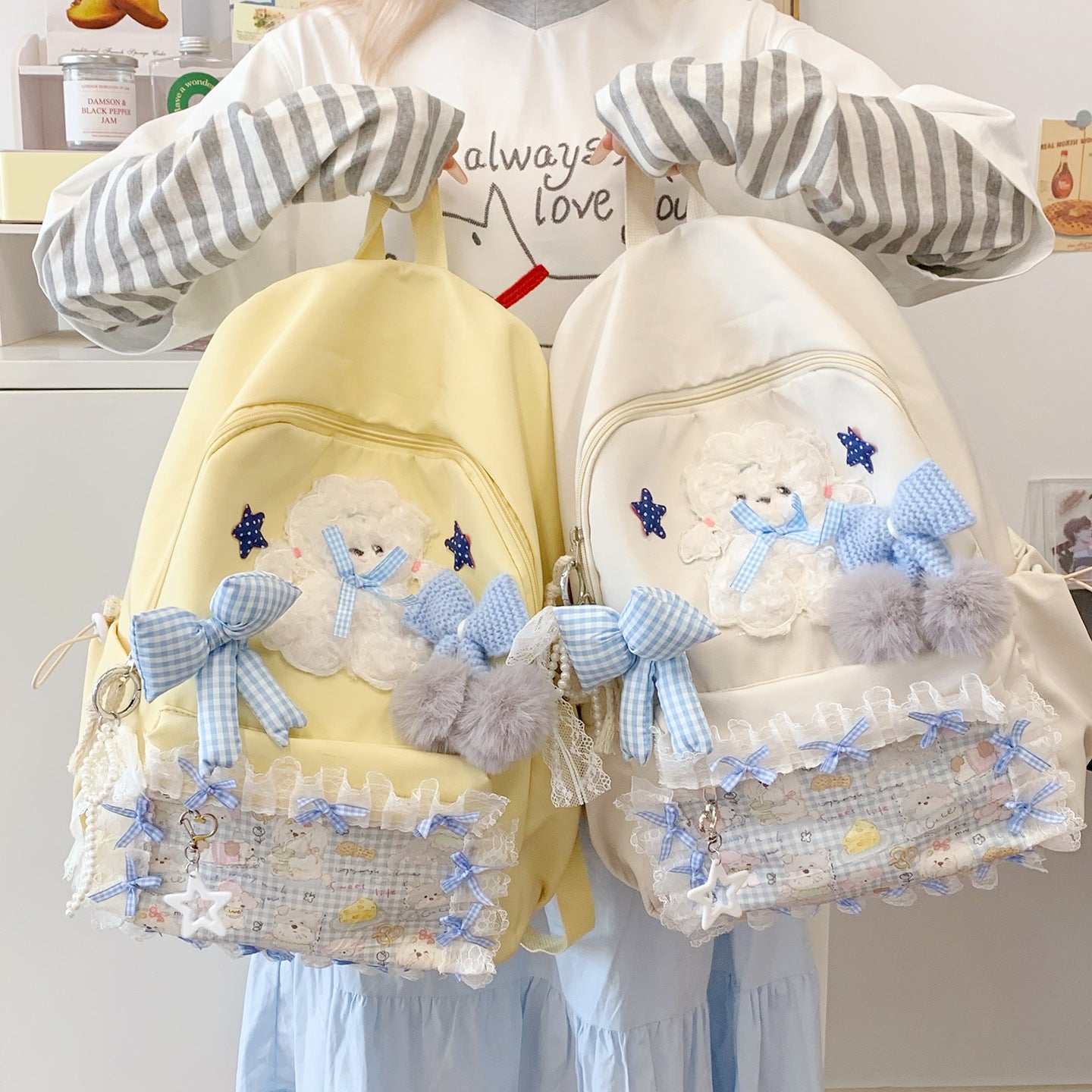 Female Style Korean Junior High Primary Backpacks