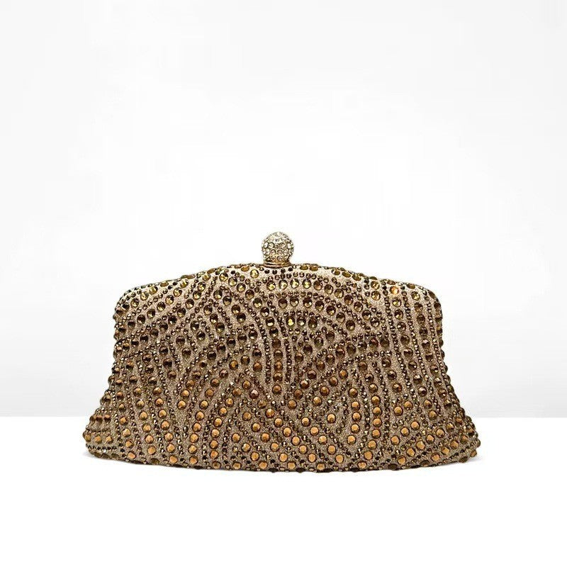 Fashion Shiny Rhinestone High Sense Party Dinner Bag
