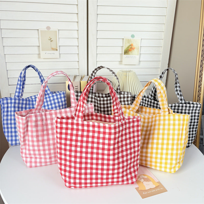 Artistic Portable Lunch Style Plaid Mummy Bags