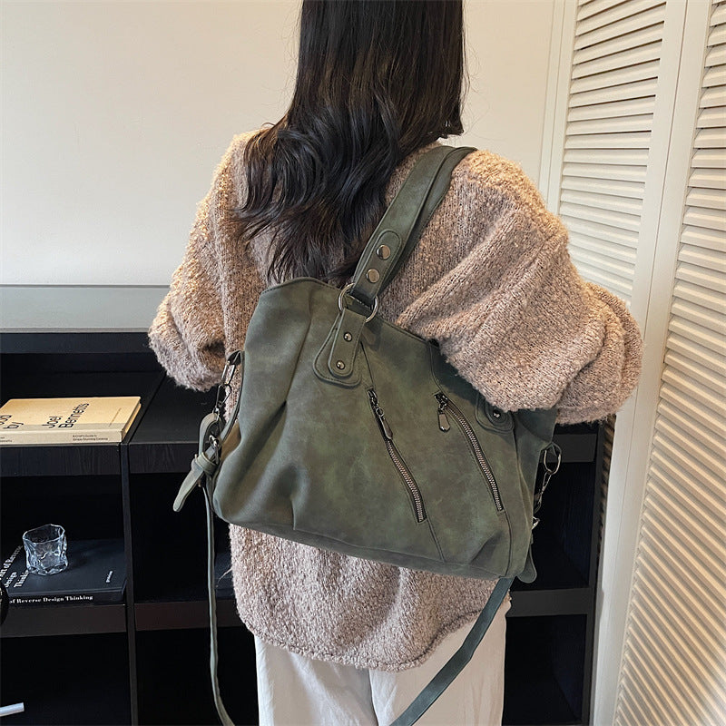 Women's Retro Large Capacity Autumn Simple Women's Messenger Bag