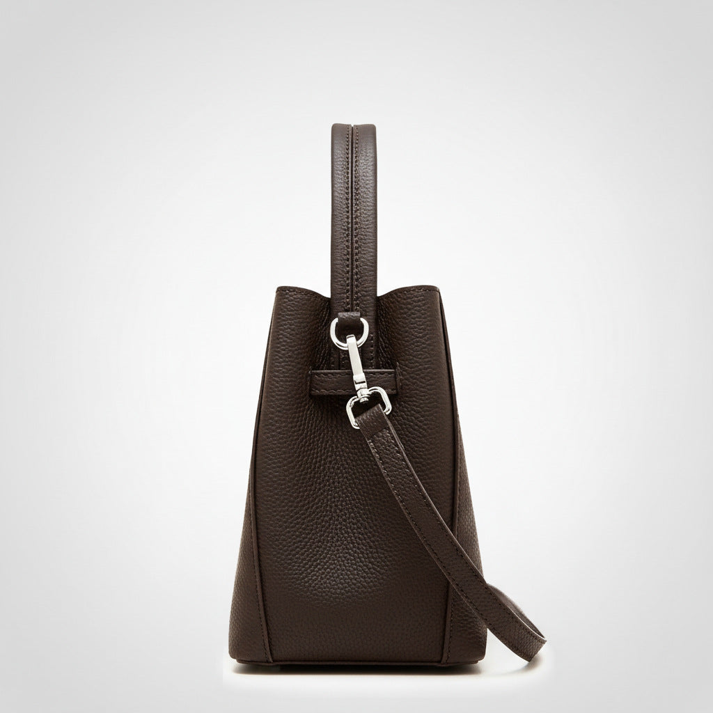 Women's Genuine Leather Vegetable Basket First Layer Women's Handbag