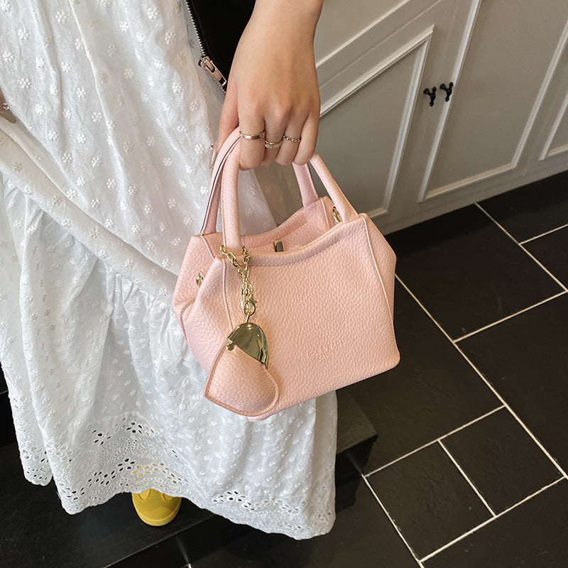 Texture Western Style Lychee Pattern Fashion Shoulder Bags