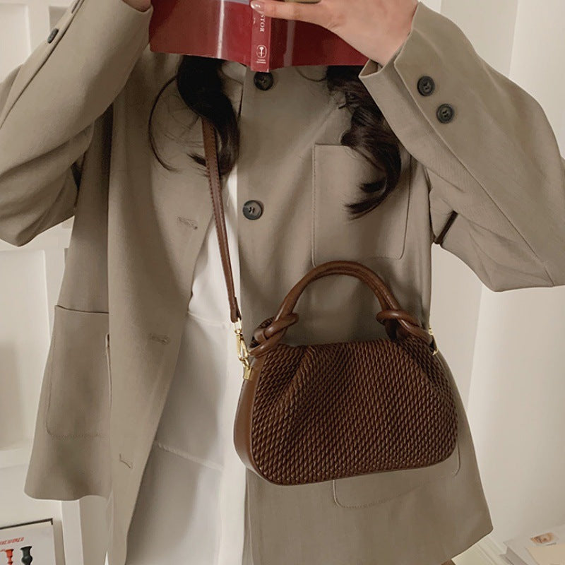 Women's Korean Style Niche Early Spring Simple Rhombus Small Square Bag