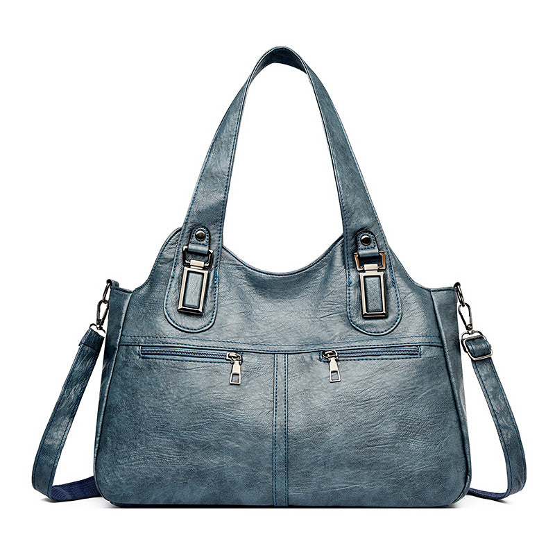 Women's Retro Large Capacity Portable Niche Simple Women's Shoulder Bag