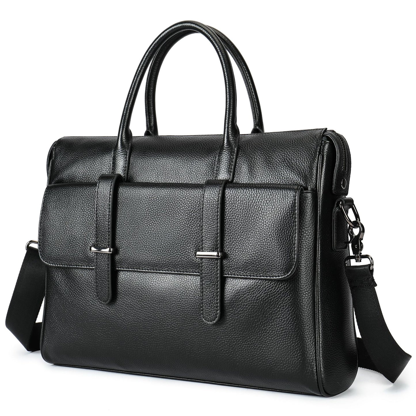 Men's Leather For Trendy Personality Business Commute Men's Briefcase