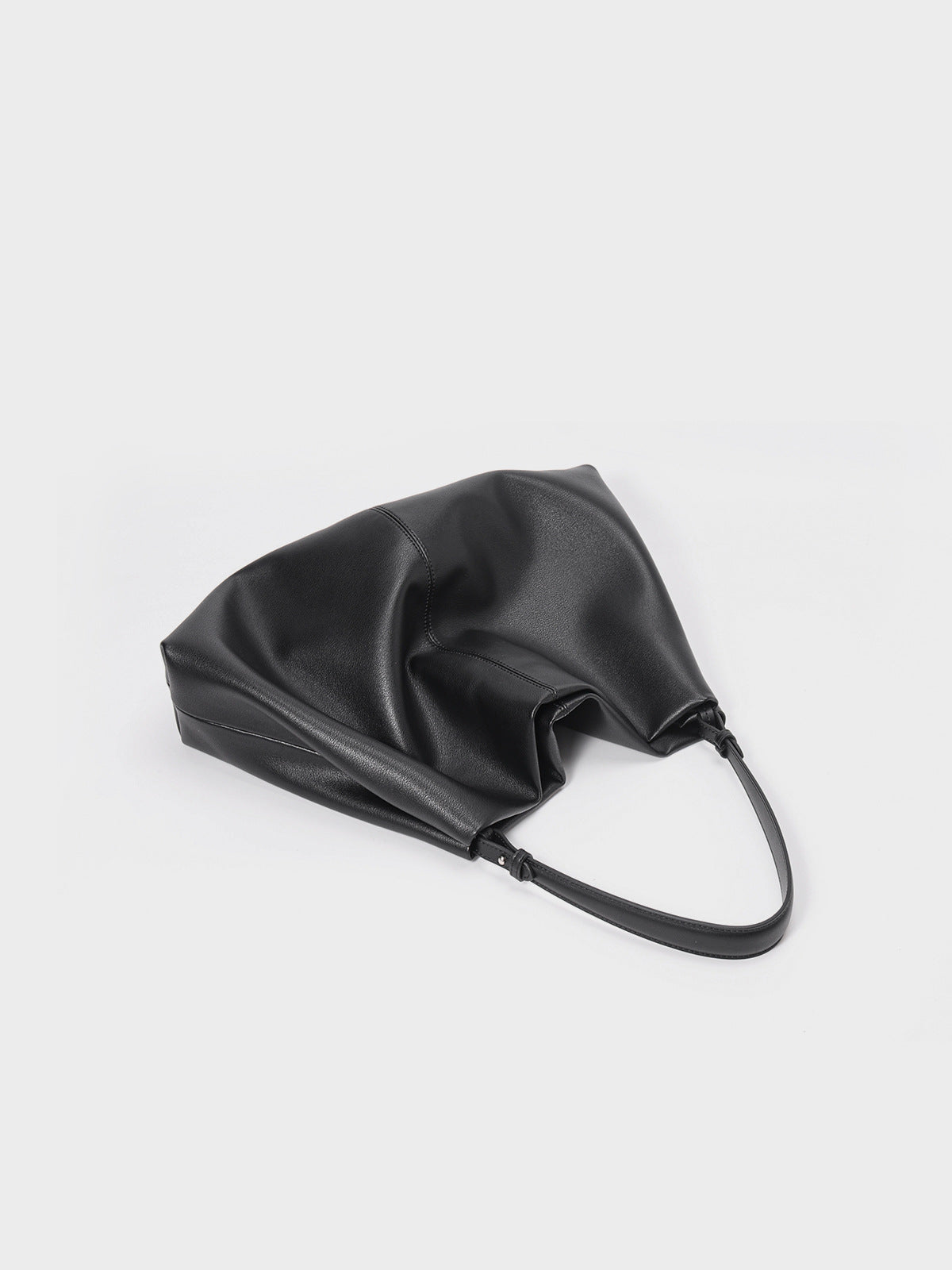 Women's Large Capacity Niche High-grade Genuine Underarm Women's Leather Bag