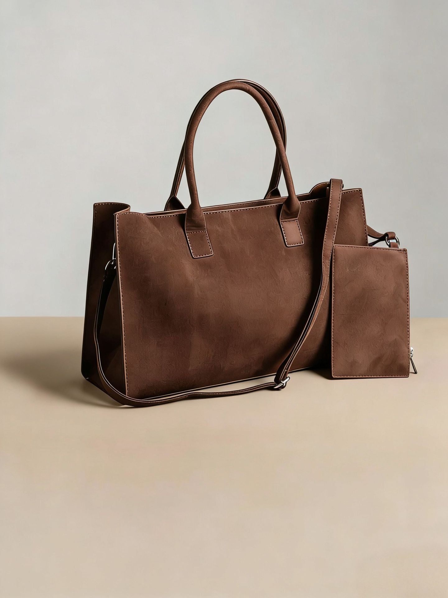 Women's Retro Large Capacity Suede Commuter Fashion Bags