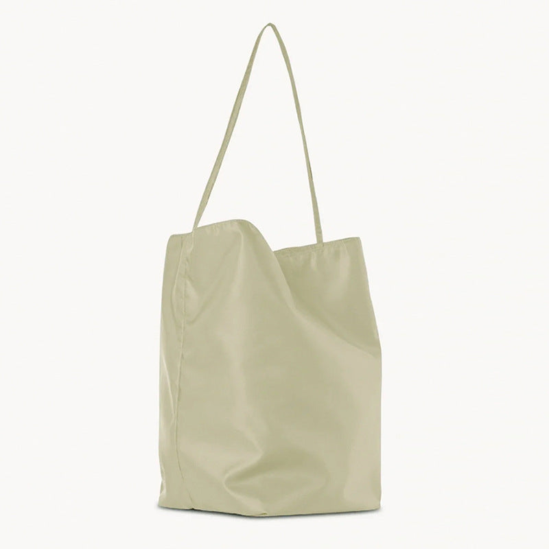 Women's Spring Waterproof Nylon Round Large Capacity Women's Shoulder Bag