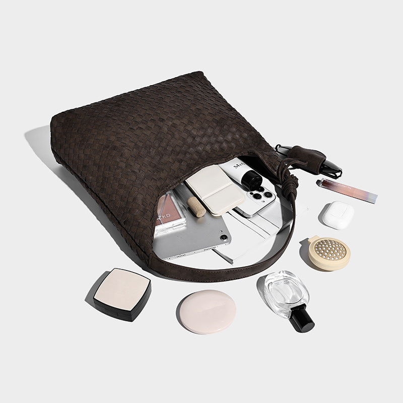 Women's High Sense Woven Stylish Personalized Underarm Women's Shoulder Bag