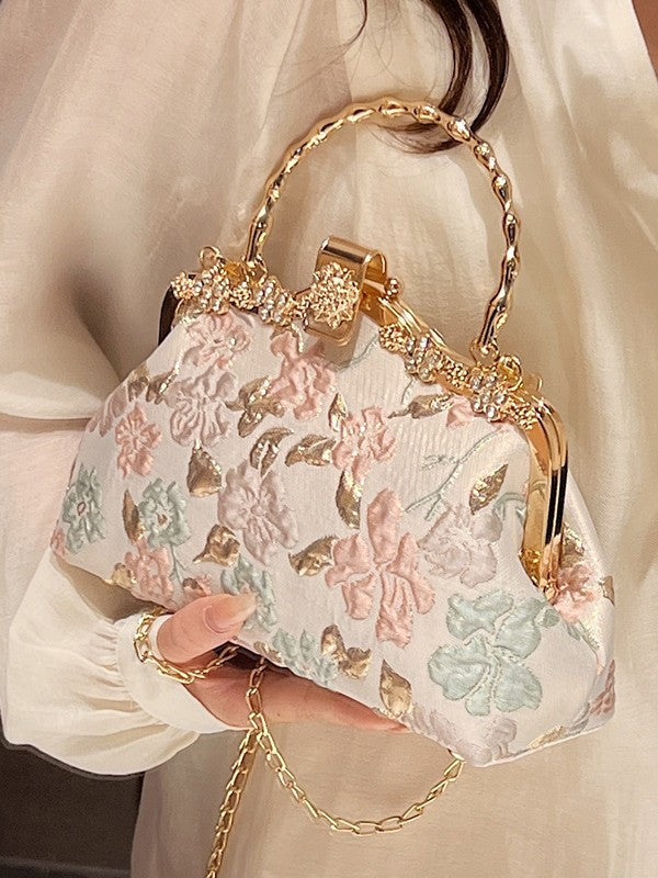 Women's Embossed Chinese Style Cheongsam Elegant Spring Coin Purses