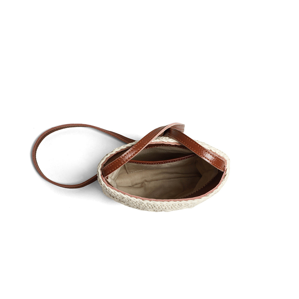 Women's Woven Cell Summer Cotton Beach Women's Messenger Bag