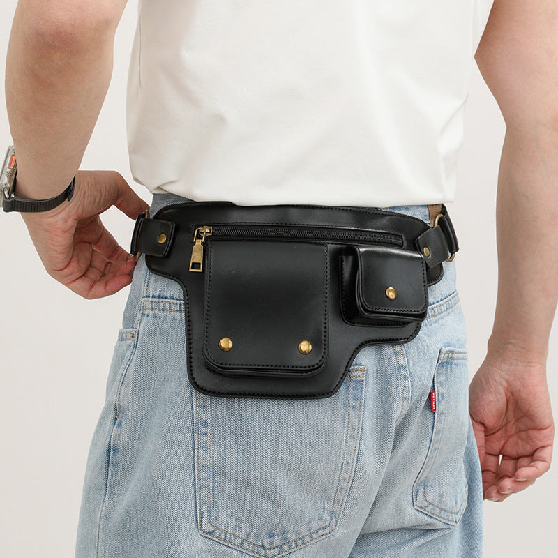 Men's Retro Adjustable Motorcycle Style For Bags