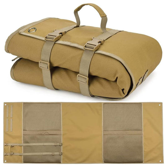 Mat Field Training Camping Picnic Moisture Outdoor Camouflage, Military Fan Bag