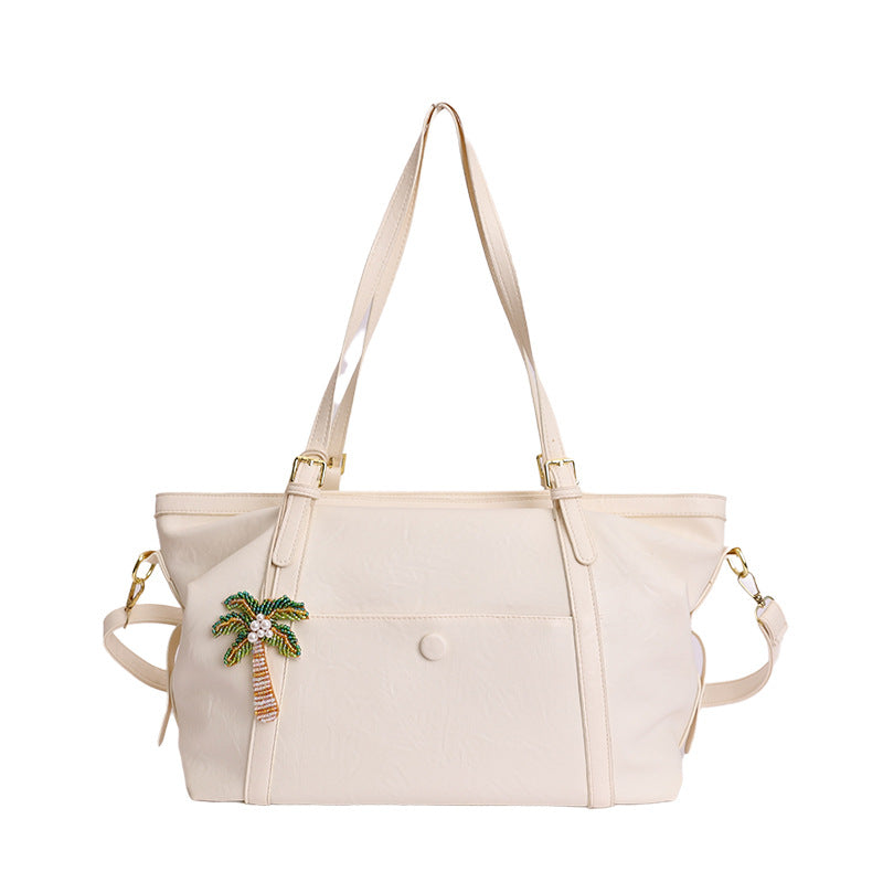 High-grade Large Capacity Versatile Commuter Portable Underarm Light Tote Bag