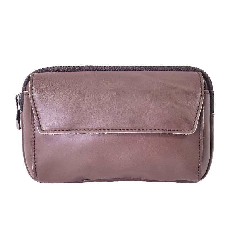 Men's Genuine Leather Retro Handmade First Layer Coin Purses