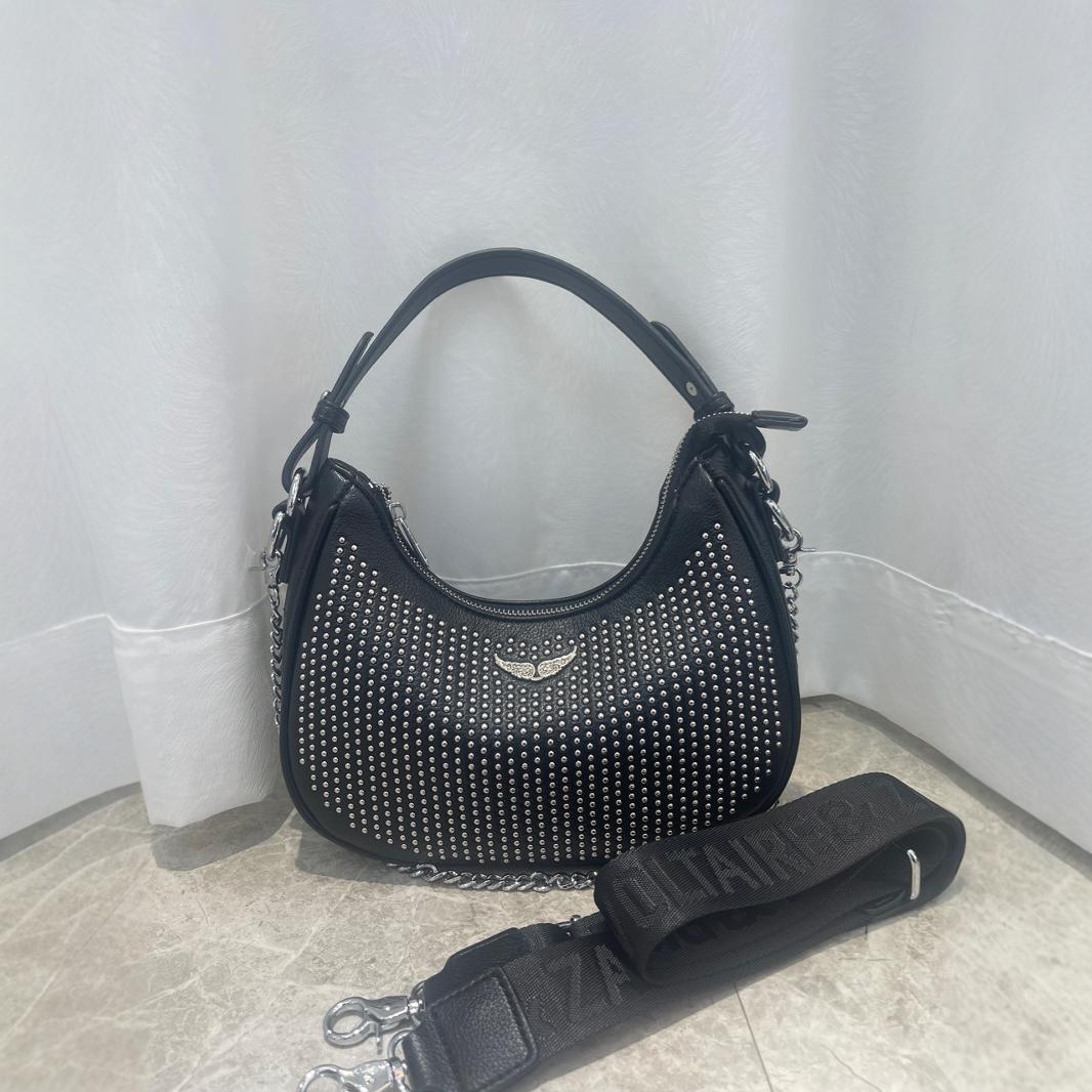 Women's Rhinestone Nail Single Lazy Selenodont Bags