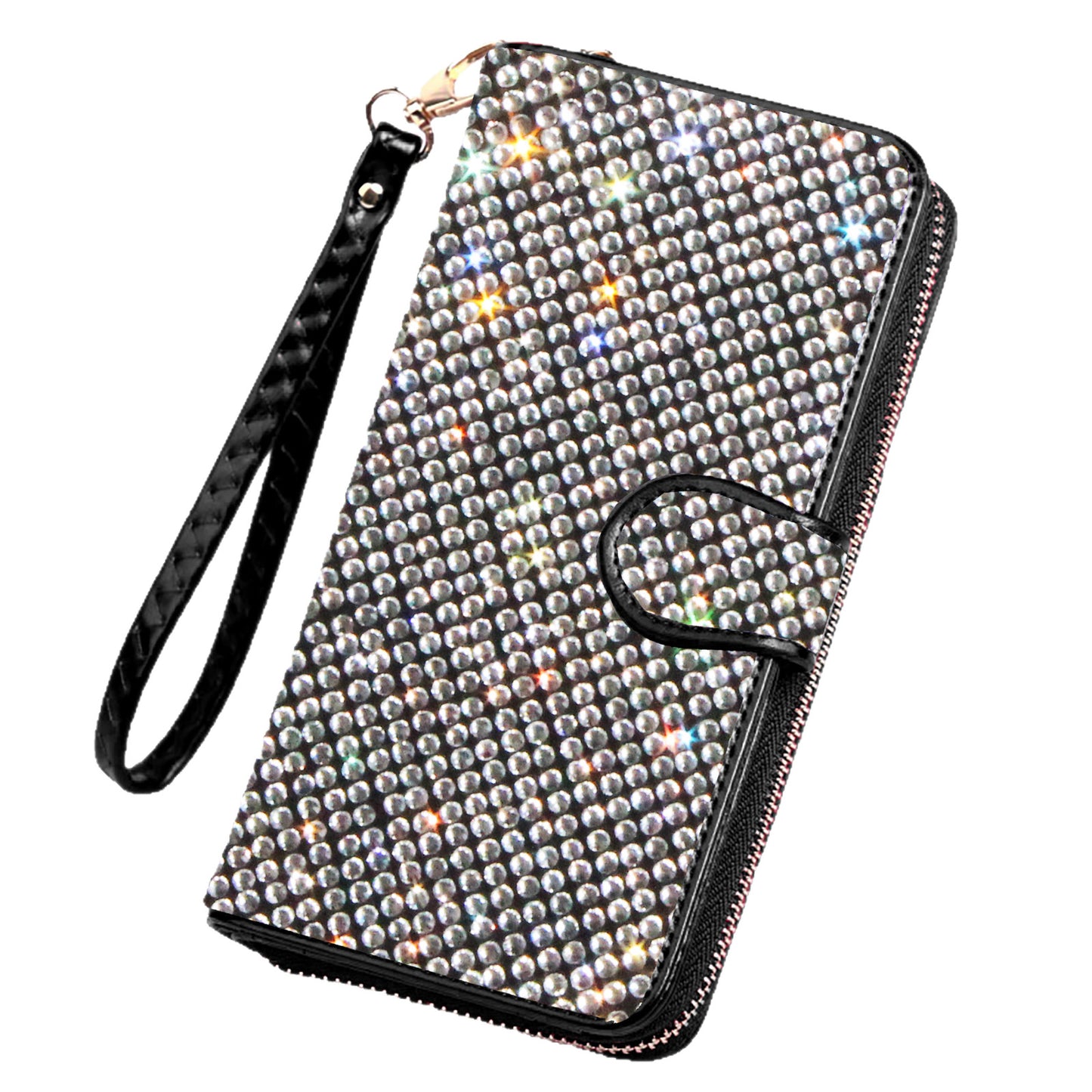 Rhinestone Full Diamond Zipper Fashion Hand Phone Bags