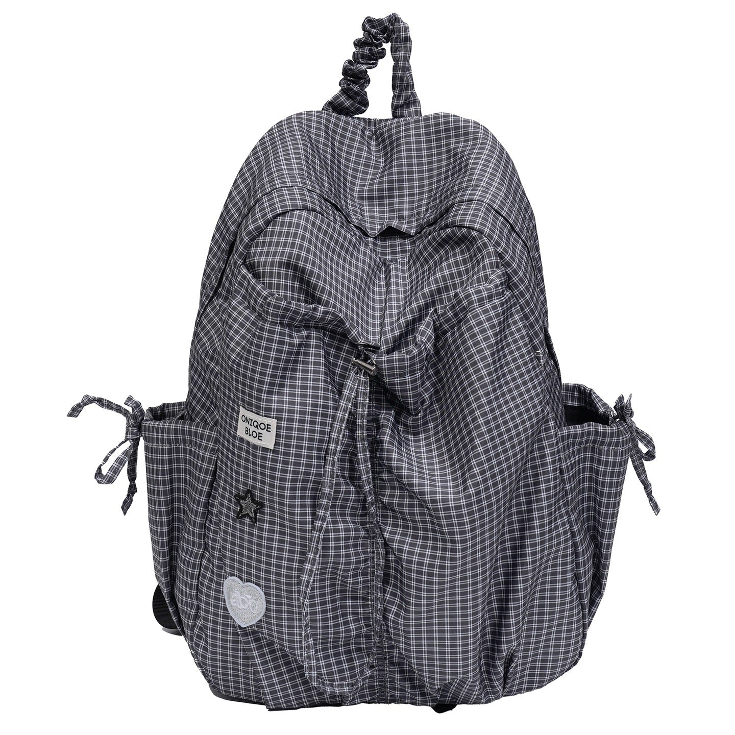 Summer Large Capacity Versatile Checked Female Leisure Backpack
